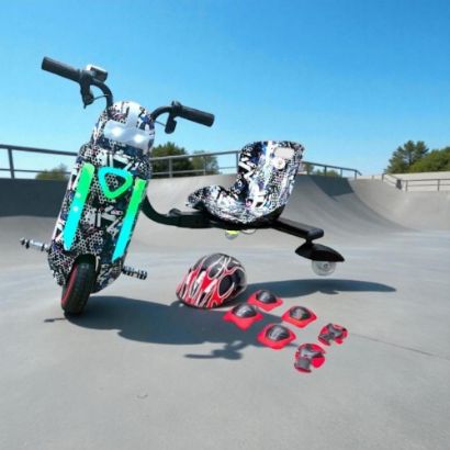 صورة ⚡ سكوتر درفت DP118S – تصميم عصري غرافيتي ⚡